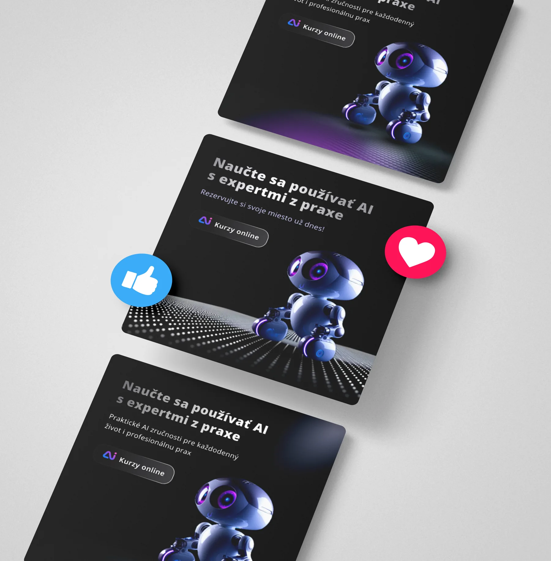 AI online courses — project visual 2
