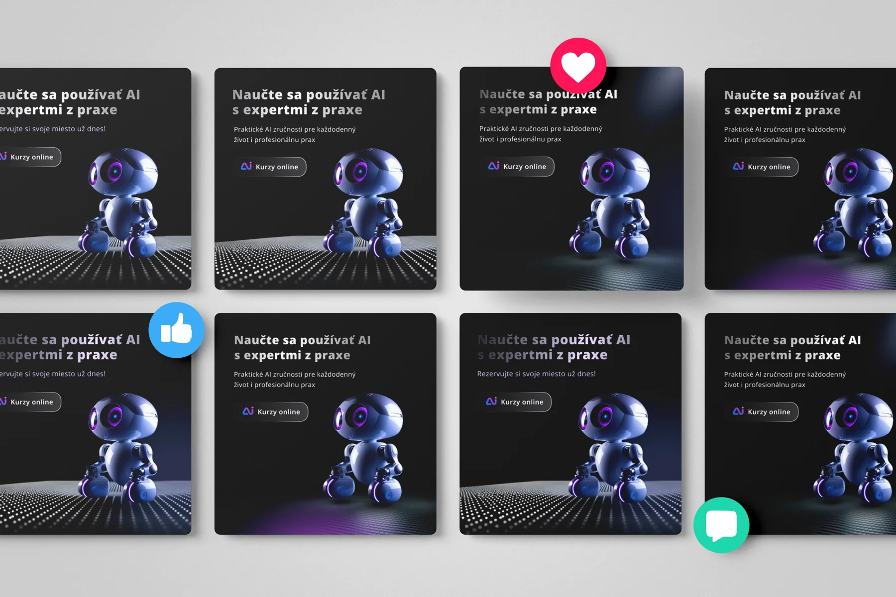 AI online courses — project visual 3