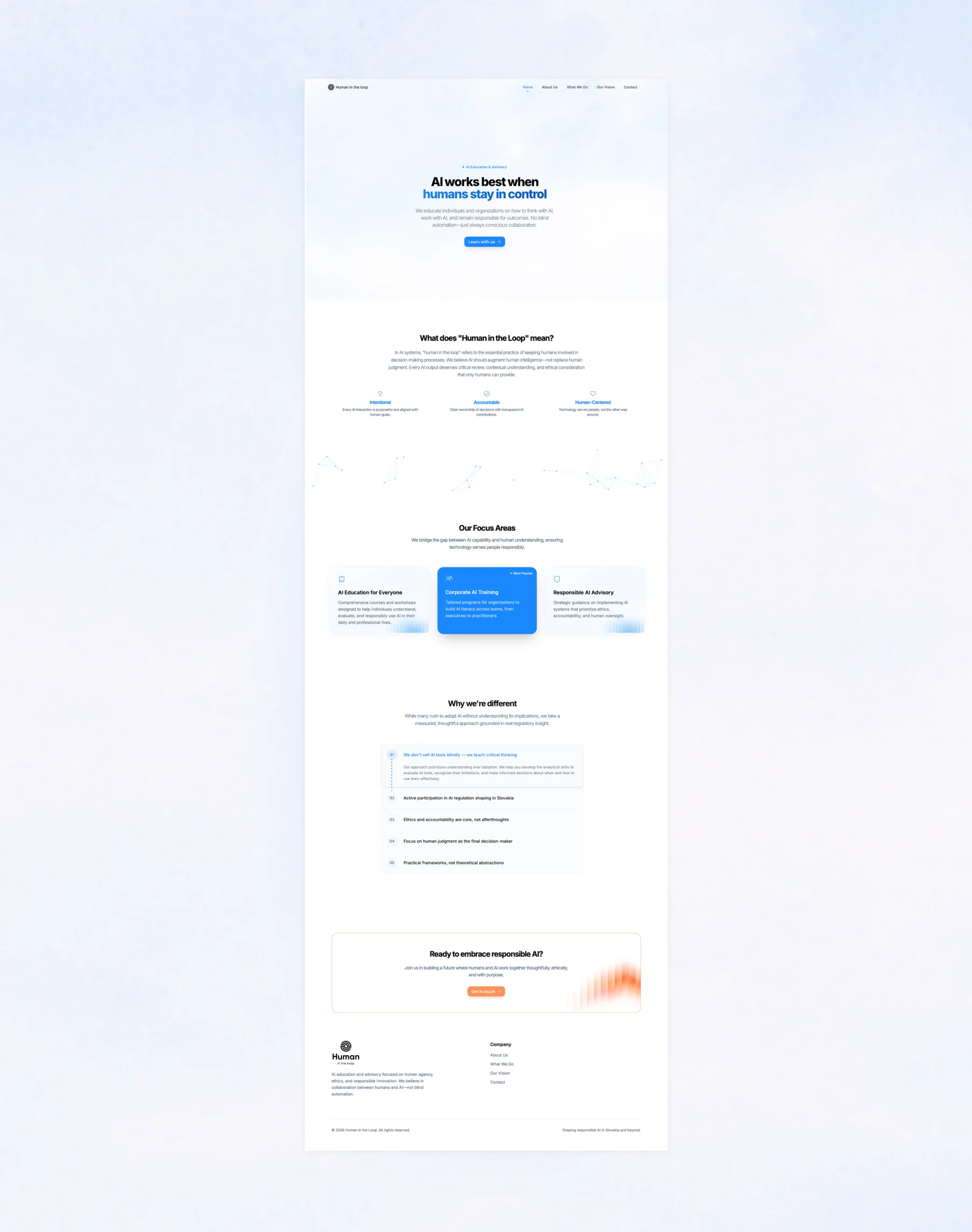 Human in the loop. — project visual 5
