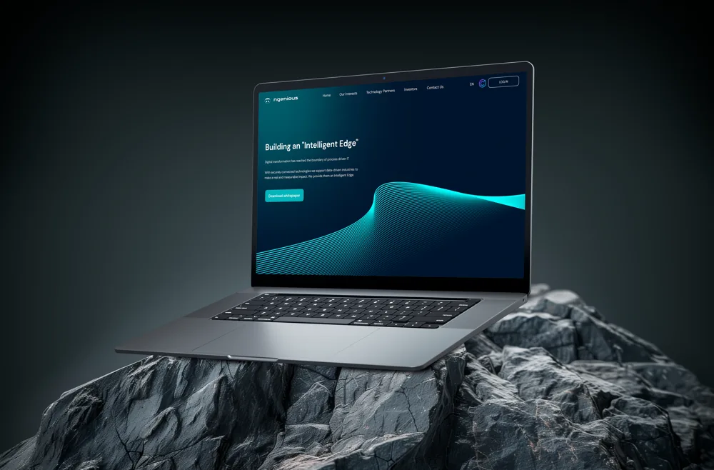 ngenious — Web UI/UX, Brand, Marketing Materials